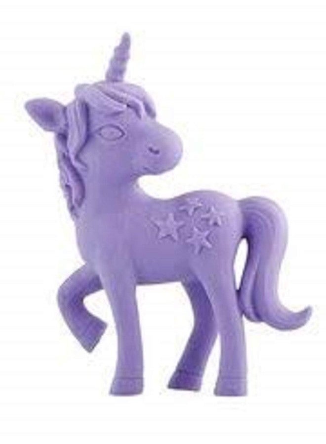 SHREE TECHNESH® Kids Beautiful Unicorn Shape Jumbo Size 8cm Erasers for School Kids/Birthday Return Gift, Set of 3 pcs (Multicolor) - Image 2